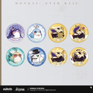 [HONKAI: STAR RAIL] Owlbert's Lounge Series Chibi Mini Badge Set
