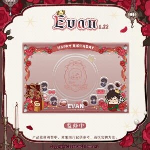 [LIGHT AND NIGHT] Evan 2025 Birthday Acrylic Shaking Stand