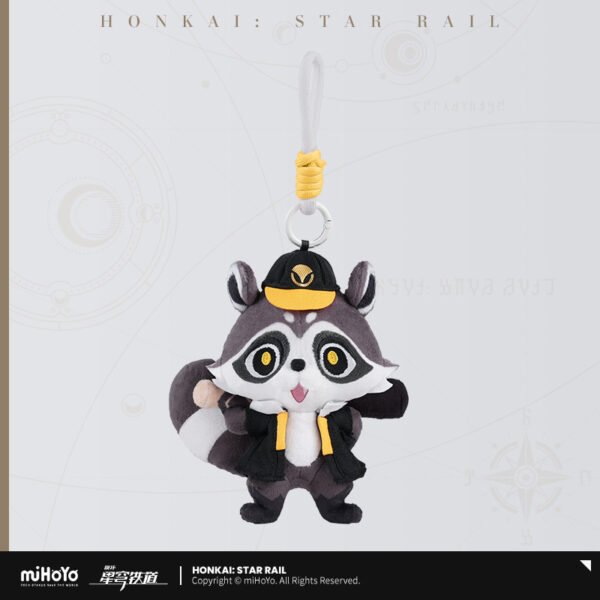 [HONKAI: STAR RAIL] Galactic Baseballer Raccoon Plush Keychain - MERCATORIA