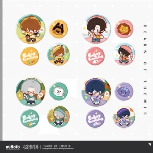 [TEARS OF THEMIS] Enjoy Traveling Series Chibi Badge Set