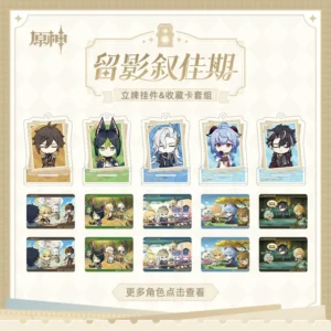 [GENSHIN IMPACT] Cherished Moments Series Chibi Acrylic Stand and Card Holder Set Vol.5