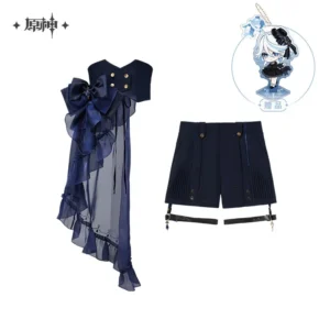 [GENSHIN IMPACT] Furina Theme Shorts & Belt