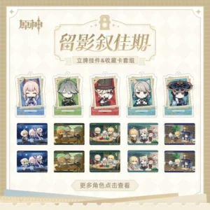 [GENSHIN IMPACT] Cherished Moments Series Chibi Acrylic Stand and Card Holder Set Vol.6