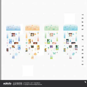 [TEARS OF THEMIS] Heart of Every Season Series Acrylic DIY Set