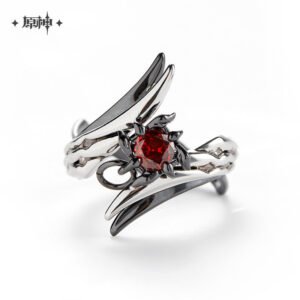 [GENSHIN IMPACT] Arlecchino Theme Necklace and Ring Set