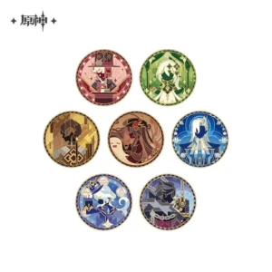 [GENSHIN IMPACT] Iridescence Invitation Series Metal Badge