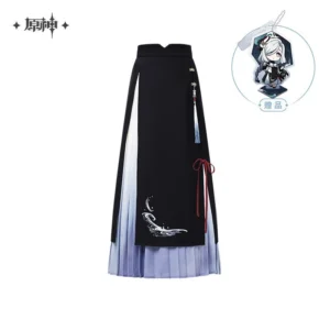 [GENSHIN IMPACT] Shenhe Theme Mid-length Skirt
