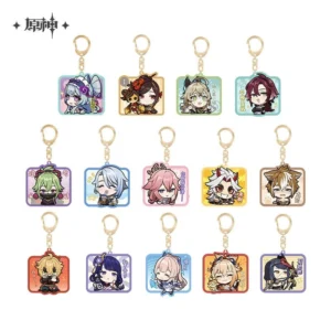 [GENSHIN IMPACT] Chibi Emoticon Series Inazuma Acrylic Keychain